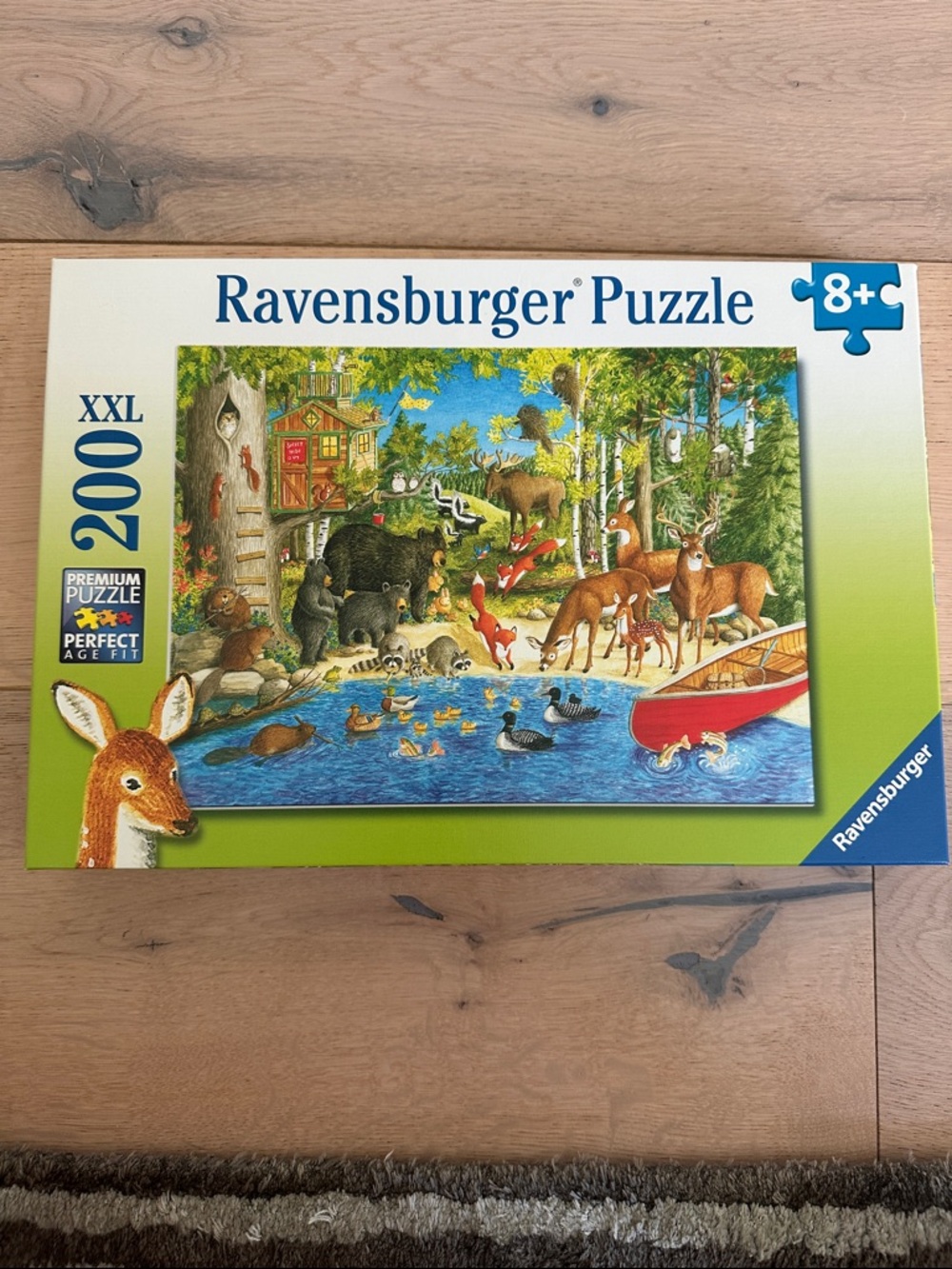 Ravensburger Colorful Woodland Wildlife Puzzle - Green/Blue/Red